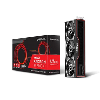 China Brand New Workstation SAPPHIRE AMD RADEON RX 6700XT 12G Graphics Cards RX6600 XT 16GB RX 6800XT GRAPHICS CARD for sale