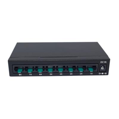 China China Factory Hot Selling 8-RJ45 Ethernet Switch-6 Ports 10/100Mbps Ethernet Unmanaged Switch for sale