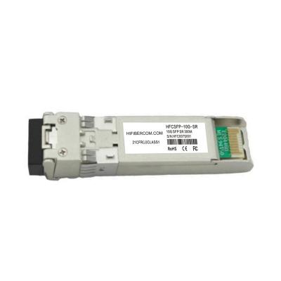 China 10G SFP 850nm 300m Duplex SFP+ 850nm SR 300m LC SFP+ Transceiver 10G 10G Transceiver Hot Selling Multimode SR Optical Module 10G Module for sale