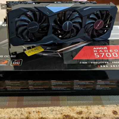 China New Workstation Gigabyte Radeon RX 5700 XT Gaming OC Graphics Card for sale