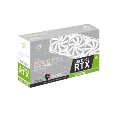 China Authentic 2020 Super White RoG Strix GeForc'e RTX 2080 Gaming Graphics Card New Workstation Edi'tion for sale