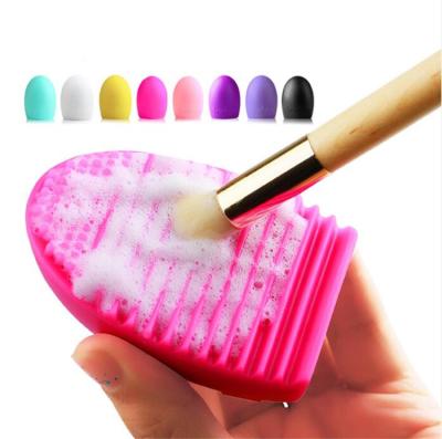 China Hottest Reusable Brush Cleaning Wash Tools Silicone Cosmetic Brush Cleaner for sale