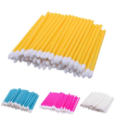 China Hottest Best Cosmetic Brush 50pcs/bag Disposable Lip Gloss Lip Gloss Lip Brush for sale