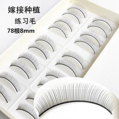 China 10 Pairs Natural / Set Handmade Practicing Lashes Of False Eyelashes For Beginners Teaching Lashes Eye Extension for sale