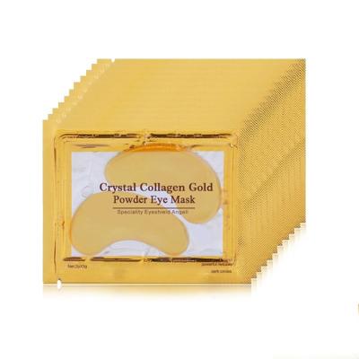 China wholesale Hottest Beauty Anti-Wrinkle Disposable 24K Crystal Gel Gold Under Collagen EyeMask for sale