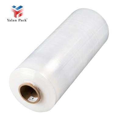 China Moisture Proof Transparent Industrial LLDPE Machine Stretch Film Jumbo Roll for sale