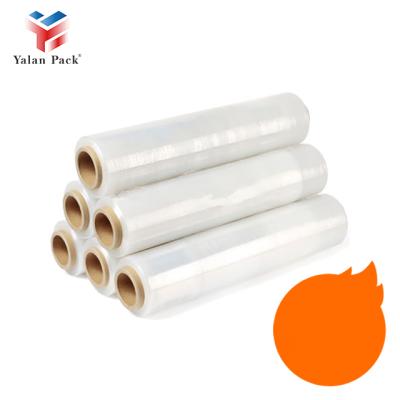 China 23 micron/500mm/17 micron/500mm/17 micron factory pe film wrap moisture proof stretch film for pallet Mini Roll Stretch for sale