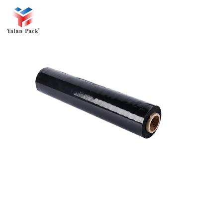 China Nice Supplier Black Pallet Wrap Stretch Film Moisture Proof Black for sale