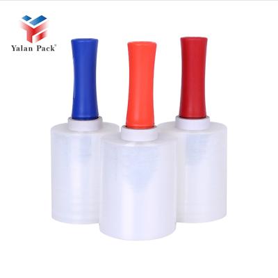 China Moisture-Proof Mini Household Stretch Wrap Hand Color Stretch Film for sale