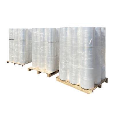 China Wholesale Industrial Clear White Black Moisture Proof Stretch Film Jumbo Roll 50kg for sale