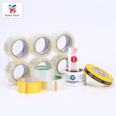 China Custom Logo Box Tape Fragile Jumbo Roll Cinta Adhesiva Waterproof Clear Package Tape Jumbo Maker Roll for sale