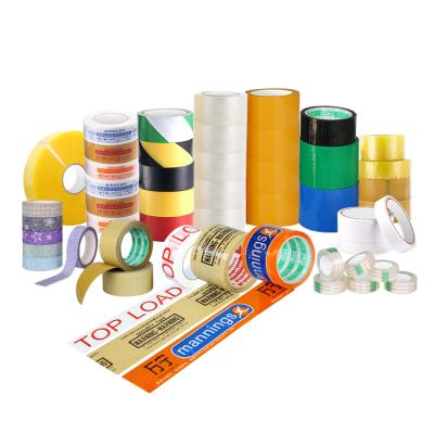 China Factory price waterproof bopp material clear packing tape with logo for sale