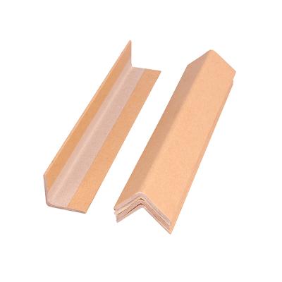 China 100% Recyclable Kraft Paper Cardboard Paper Corner Pallet Protector for sale