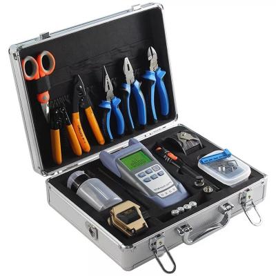 China Fiber Optic Fusion Pliers Tool Kit with SKL-60C Fiber Cleaver and 10MW Power Meter Optical Visual Fault Locator with SKL-60C+10mw Toolkit for sale