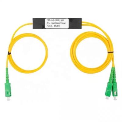 China High Quality FTTH 1x2 FBT Coupler Fiber Optic Splitter Or 2 Way PLC 1x2 Splitters for sale