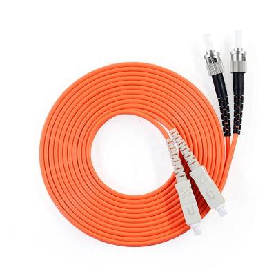 China FTTH SC-ST Fiber Jumper Patch Cord Network Line Multimode Communication Cable Stable Double-Core Transmission for sale