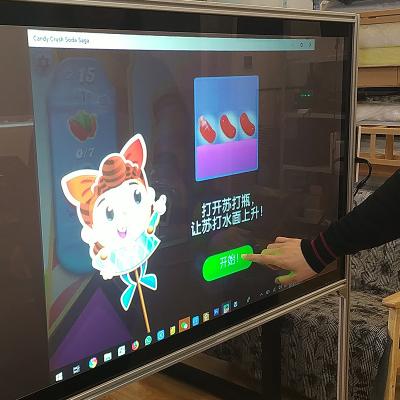 China Capacitive Soft Interactive Multi-touch Screen Glass Foil Film for Rear Projection Touch Film Window Glass Display and Control for sale