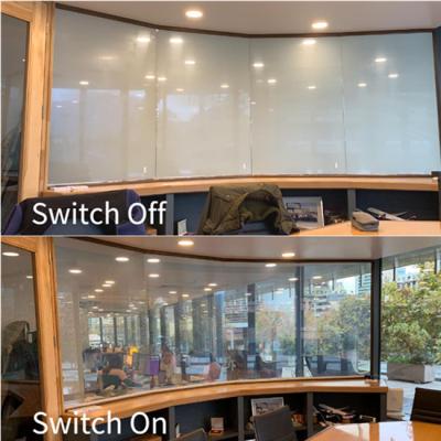 China New arrival privacy screen self adhesive switchable pdlc window glass smart film for Various scenes for sale