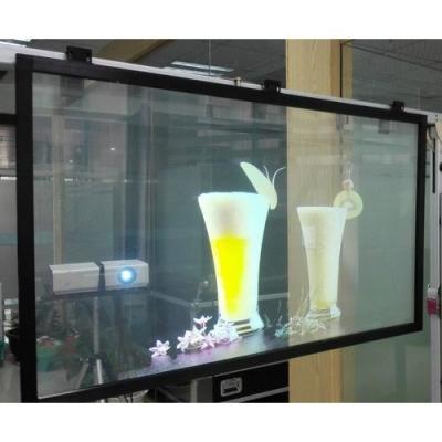 China Hot sale projector 3d holographic film rear projection smart film for Glass Window Advertising for sale