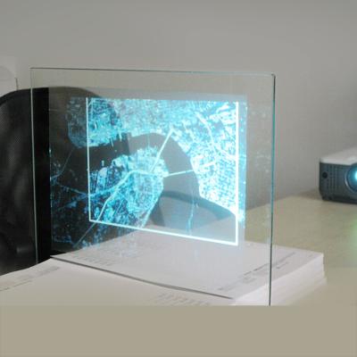 China The best 3D holographic rear projection Screen film for Shop Window Exhibitions Advertising Display for sale