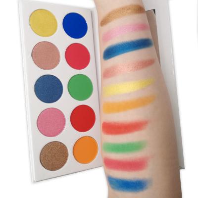 China Wholesale Waterproof No Brand DIY Private Label Eyeshadow Makeup Dye Top Empty Palette for sale