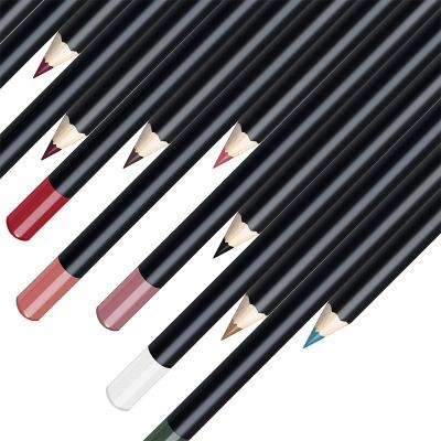 China OEM Custom Lipliner Waterproof Long Lasting Private Label Lipliner No Mark Pigmented Lipstick Lipliner Pencil for sale