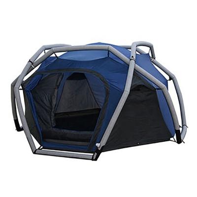 China Diamond Ground Nail Hexagon 3-4 Person Luxury Inflatable Tent with Spherical for Camping, Hiking, Trekking for sale