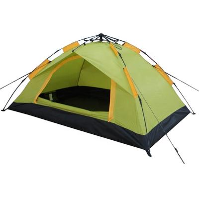 China Single layer automatic hydraulic instant diagonal tying tent 2 or 3 person type set up camping tent waterproof camping tent for sale outdoor beach for sale