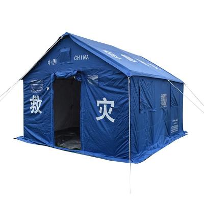 China Extended Type Oxford Cotton Three Heavy Duty Army Waterproof Military Disaster Relief Tent Durable Outer Layers for sale