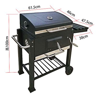 China Easily Assembled Outdoor Charcoal Grill Portable Charcoal Grill Outdoor Bbg for sale