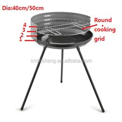 China Height 40cm Adjustable Round Oven Fire The New Spike Fire Bowl Charcoal Grill Weber Grill Large for sale