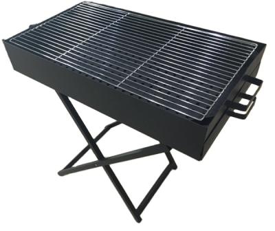 China DA0035 Height Adjustable Creative Folding Cross Small X Shape Outdoor Cast Iron Charcoal BBQ Grill For Camping for sale