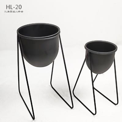 China 2 Piece Modern Round Pot Planter Set for sale