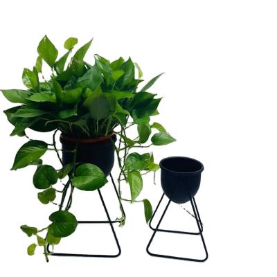 China Modern Home Decoration Metal Flower Pot Rack Indoor Plant Stands for sale