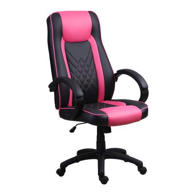 China OEM High Quality Ergonomic ODM Swivel Adjustable Fashion E-sports (Height) Computer Desk Chair Racing Silla Gamer in Pink Color for sale