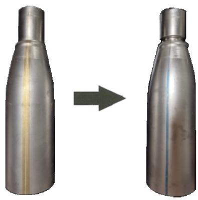 China Single Wall Stainless Steel Bottle Flask Neck Forming Machine for sale