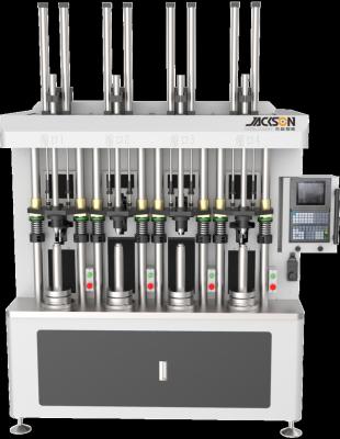 China Jackson Vacuum Stainless Steel Water Bottle Production Line Insulated Quadruple Bottle Stations Turning Neck Machine for sale