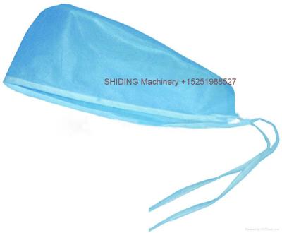 China Nonwoven Disposable Surgeon Cap Hotels Doctor Cap Making Machine for sale