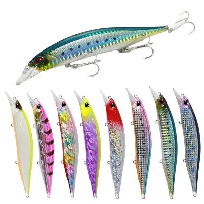 China Wholesale Japan 120mm Minnow 17g Trap Floating Lure Metal Long Casting Artificial Bass Fishing Swim Bait Wobbler Lure for sale