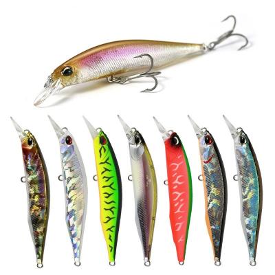 China New Arrival 85mm 8g Metal Hanging Minnow Lure Long Casting Trout Fishing Swimbait Wobbler Lure Bass White for sale