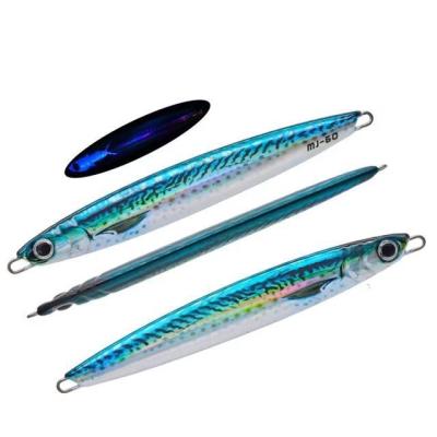 China 3D Metal Simulated Fish Luminous Sea Fish Metal Baits Tuna Lure Trolling Boat Fishing Drop Slow Pitch Baiting Umpan Jig for sale