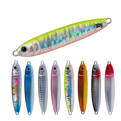 China Metal S-curved 10g/15g/20g/30g asymmetrical vertical lead fish offshore casting fishing metal jig slow pitch jigging lure bait for sale