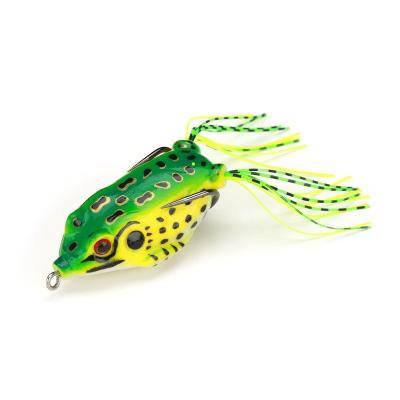 China Soft Plastic Artificial Bait Casts 13g 3d Eyes Frog Fishing Lure for sale