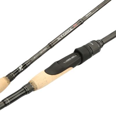 China Good Quality High Carbon Fuji Carbon Guides 2 Section Spinning Fishing Rod for sale