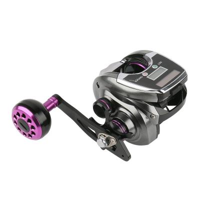 China Manufactur Digital Display Magnetic Brake Solar Electric Bait Rig Fishing Reel Fishing Reel Carretilha de pesca elwtrica Reel107 for sale