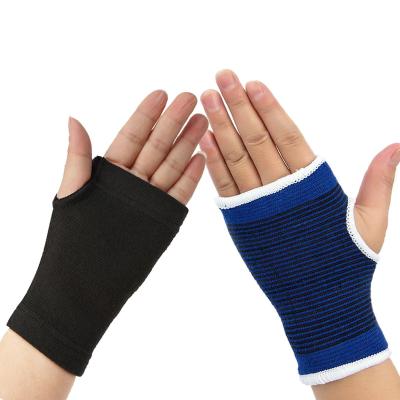 China Men's and Women's Adjustable Elasticity Hand Wrap Palm Sleeve Wrist Brace Breathable Knitted Hand Protection Support for sale