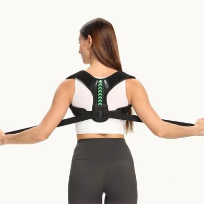 China Eco-Friendly Adjustable Posture Corrector Upper Back Shoulder Back Support Spine Clavicle Support for sale