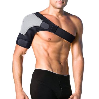 China Adjustable Pad Shoulder Brace Support with Pressure Pad for Injury Prevention Sprain Pain Tendonitis Bursitis for sale