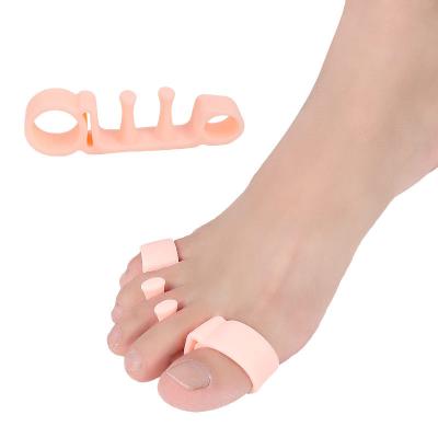 China New Soft Gel Toe Spacers Toe Straightener Toe Protector Shoe Stretcher Bunion Splint for sale