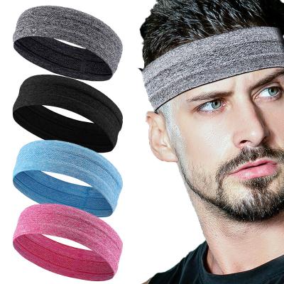 China Comfortable Breathe Free Man Woman Outdoor Portable Fitness Hair Bands Sports Headband Hair Elastic Headband For Suite Recycling Yoga for sale